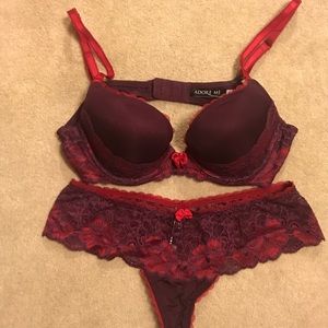 Adore Me Nala Push-Up Bra and Hipster Panty